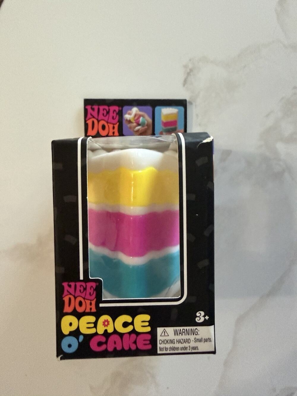 NeeDoh Peace O' Cake Squishy Fidget Toy Stress Relief Sensory Toy New In Box